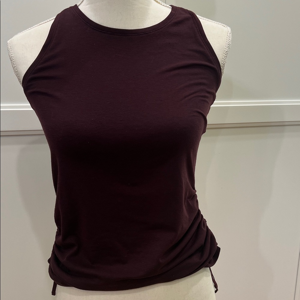 Athleta Burgundy/Black Tank Top